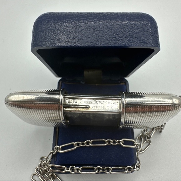 Vintage Marshall Sterling Silver Pocket Travel Watch Sliding Case #361 - Picture 11 of 13